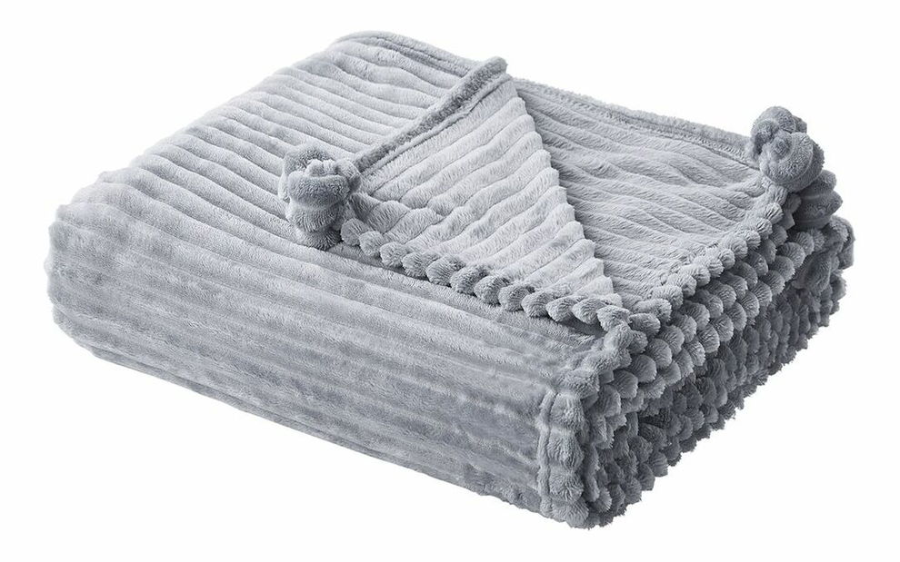 Pléd 180 x 220 cm Abty (fehér)