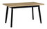 Stol Harry 80 x 140+180 V (hrast grandson L) (crna)