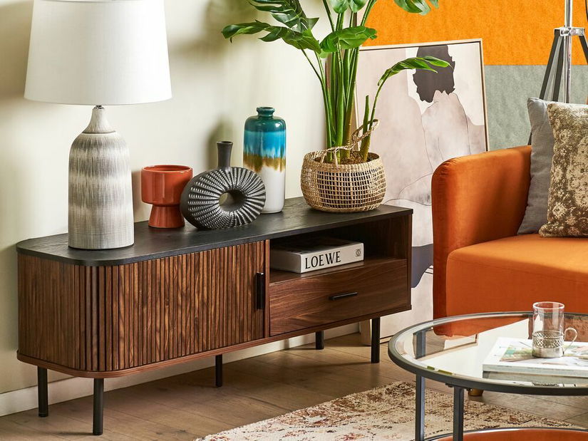 TV stolík Johnny (tmavé drevo)