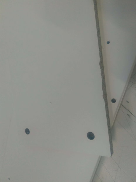 Barový stolík Matioso 1 (dub sonoma + biela) *bazár