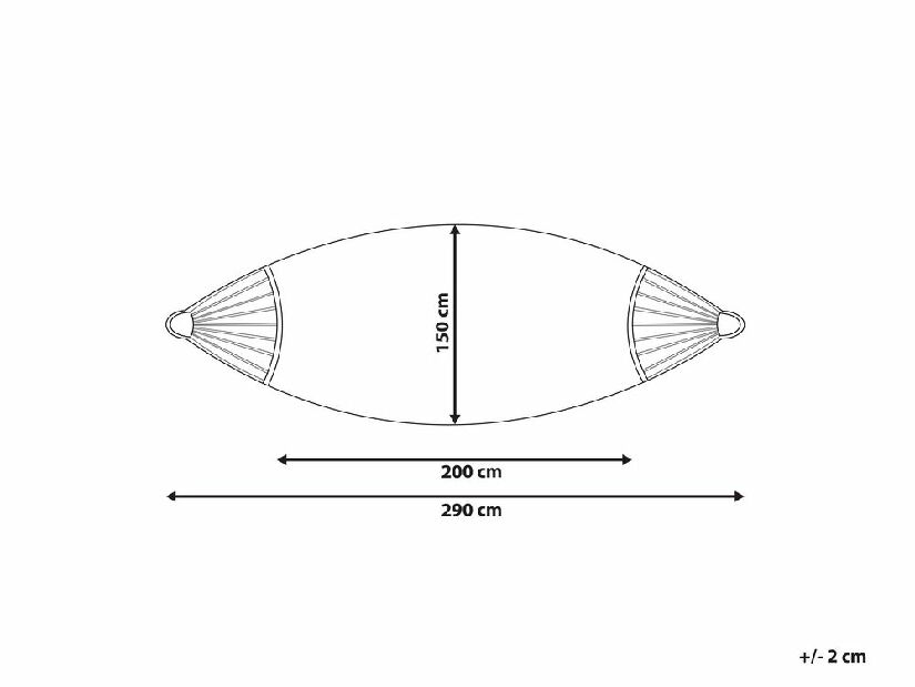 Plasă balansoar Viorica (alb) 