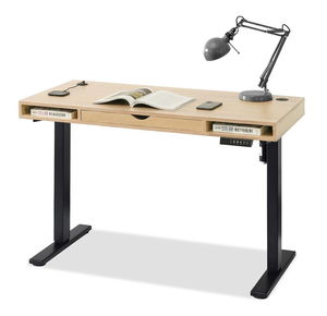 PC stolić Osto 120 (bijeli hrast + crna)