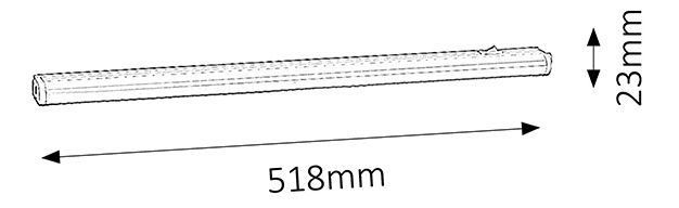 Stropna svjetiljka Streak Light 2389 (bijela)