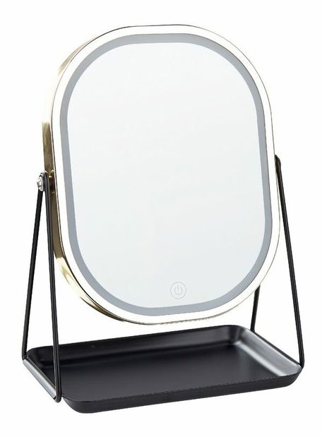 Kozmetikai tükör Yamini (ezüst) 