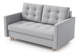 Pohovka dvojsedačka Jennifer (svetlosivá)