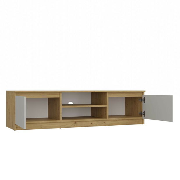 Masă TV/ Comodă TV Musecalo 140 (stejar artisan + cashmir)