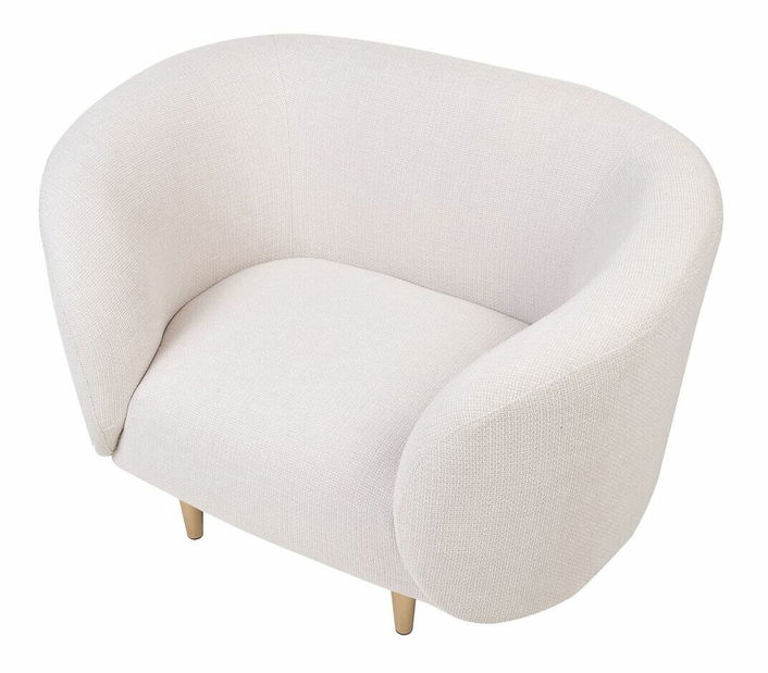 Kreslo Leon (béžová + zlatá)