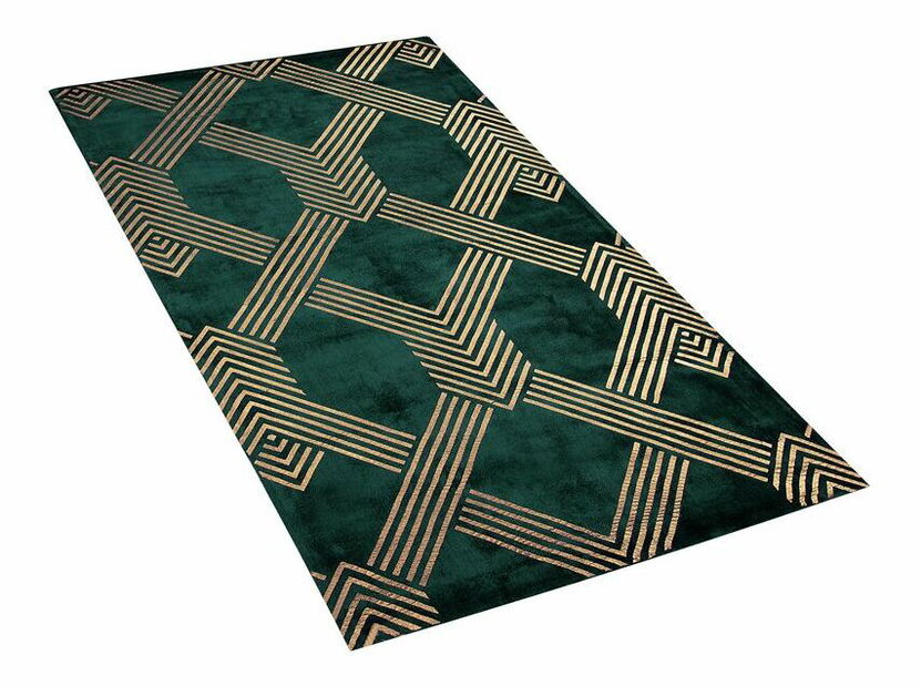 Tepih 80x150 cm VESKE (tkanina) (zelena)