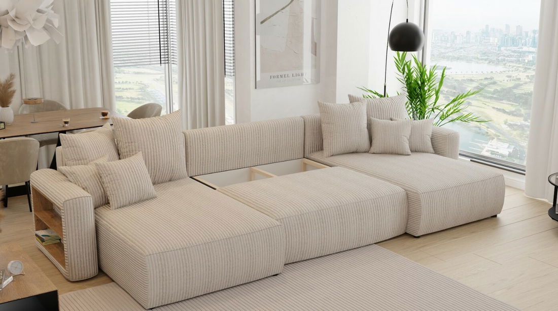 Kutna garnitura Napolia U (mliječna)