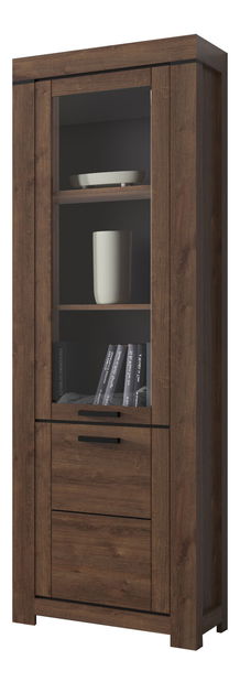 Vitrina Britt 1D1W (hrast smeđi)
