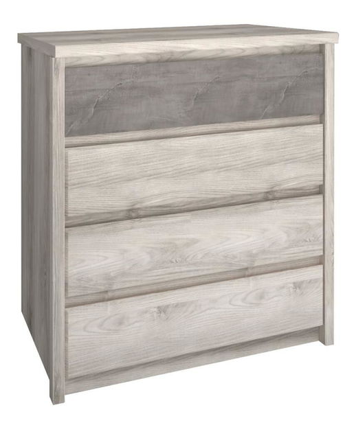 Komoda Jess new (gaštan nairobi + onyx)