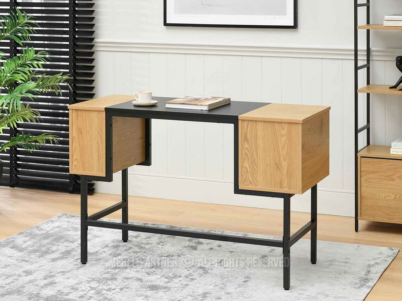 PC stol Loftego (hrast + crna)