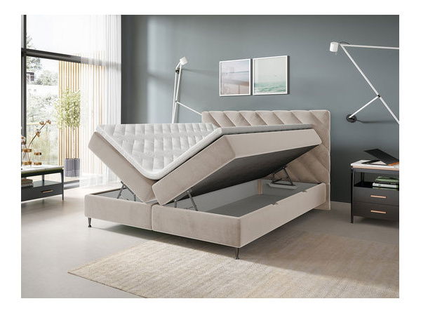 Bračni krevet 180 cm Metio (bež)