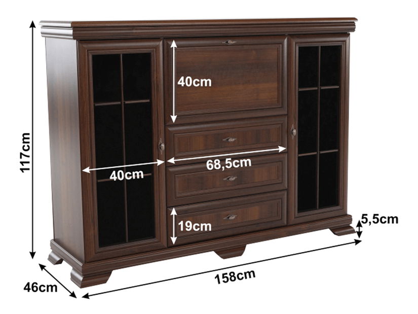 Dulap tip bar Kraz KK6