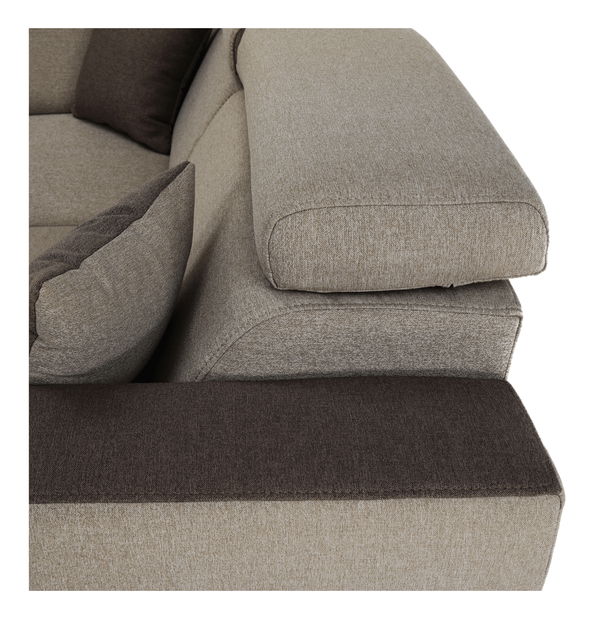 Colțar în formă de U Imani (maro deschis + maro)