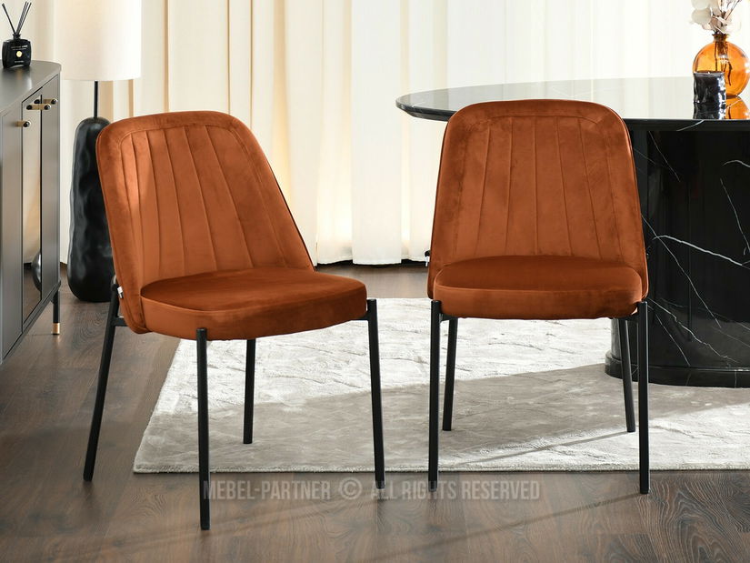 Jedálenská stolička Evidencias (čierna)