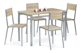 Set mobilier sufragerie Hemos (stejar sonoma) (pentru 4 persoane)