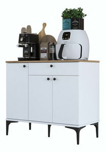 Komoda Jette 94 (orah + bijela)