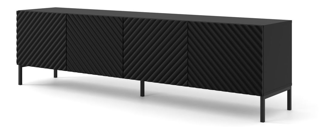 Masă TV Surfy 4D (Negru + Negru)