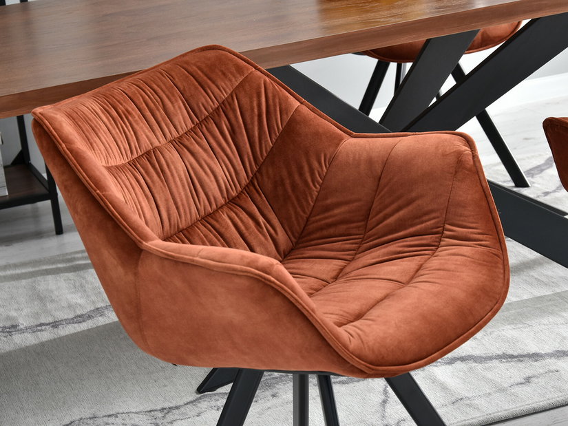 Scaun Nina (cupru + negru)