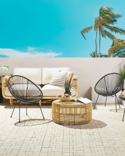 Set 2 ks. stoličiek ALVAREZ II (čierna)