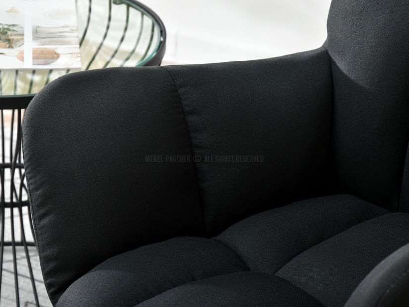 Fotoliu Kikino X (negru)