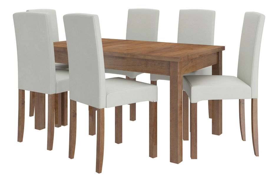 Set sufragerie Raviel56 (Stejar lefkas + paros 2)