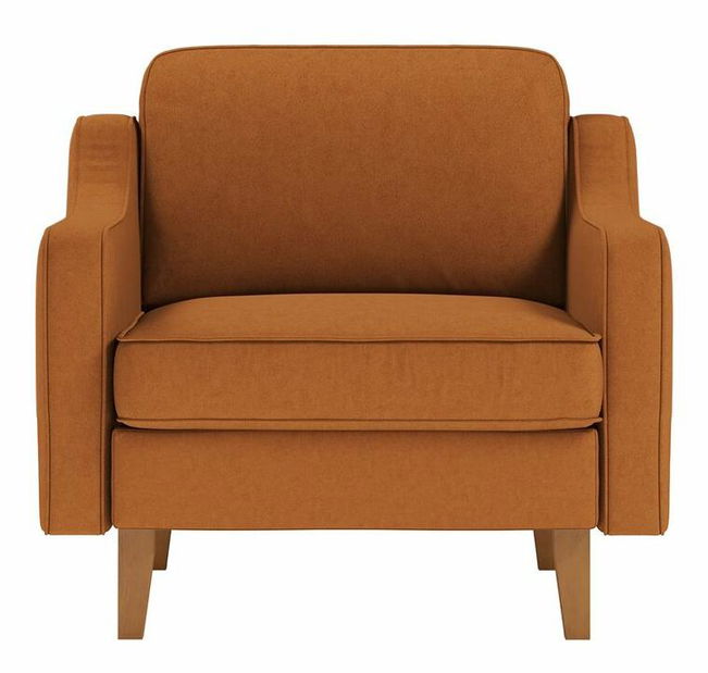 Kreslo Robia 1 (karamelová + orech)