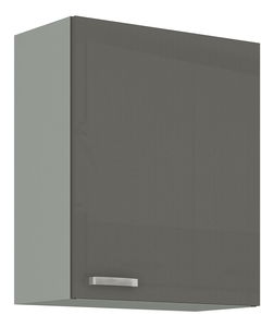 Gornji kuhinjski ormarić Gonir 60 G-72 1F (korpus: siva + front: sivi sjaj)
