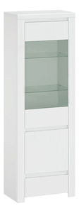 Vitrína Lafer 1D1W1S (biela)