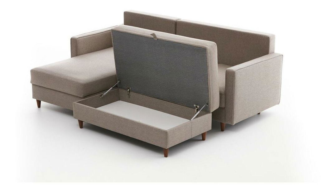 Kutna garnitura Ewie (L) (krem)