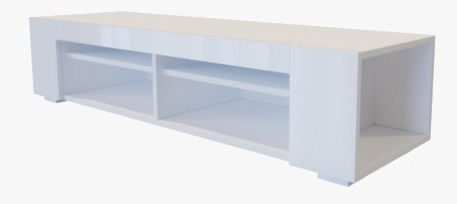 TV stolić/ormarić Newy (bijela + bijeli sjaj)