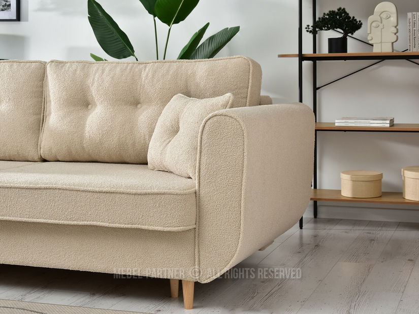 Pohovka dvojsedačka Bacteria (béžová)