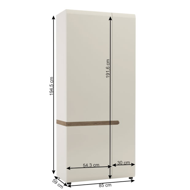 Šatníková skriňa Lysander Typ 20A LTS-01/2D