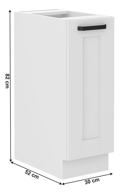 Spodná skrinka s výsuvným košom Lesana 1 (biela) D30 CARGO 