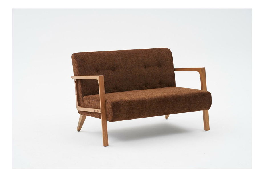 Canapea două locuri Kramer (maro)