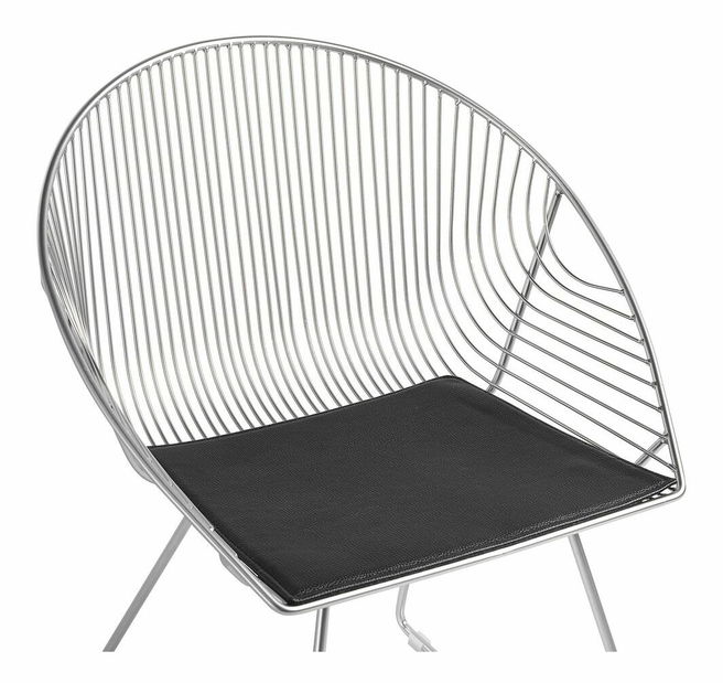 Set 2ks. jedálenských stoličiek Auron (strieborná)