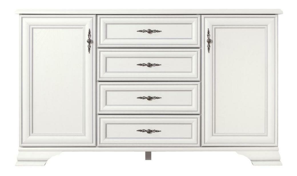 Comodă Kuito KOM2D4S (alb)