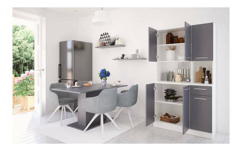 Kuhinjski kutak Palermo NEW (bijela + grafit)