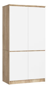 Szekrény Sinfin (sonoma tölgy + fehér)