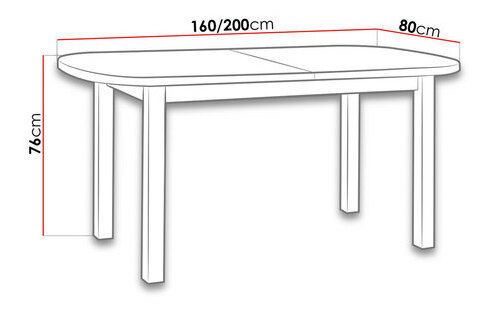 Rozkladací stôl Logan I (dub sonoma) *výpredaj