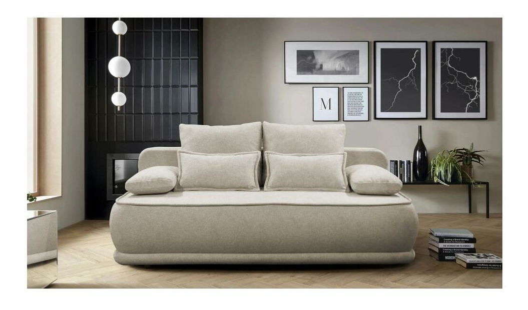 Canapea Lagona (bej șuvițat)