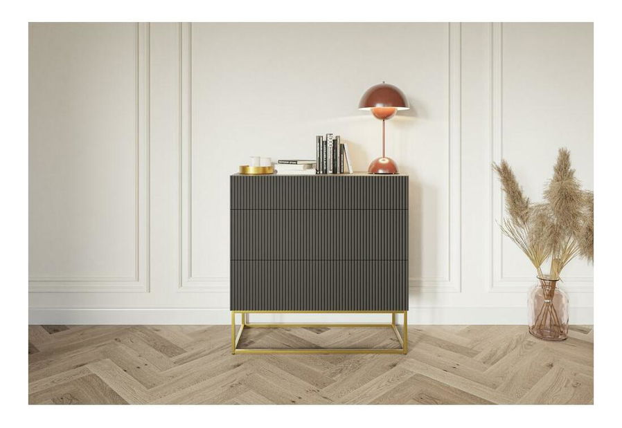 Komoda Vertigo V8 (čierna)