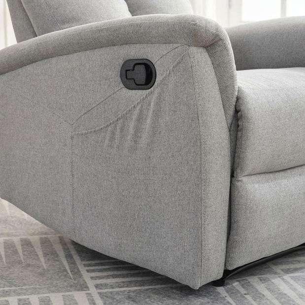 Podesiva fotelja Temor (svijetlosiva)