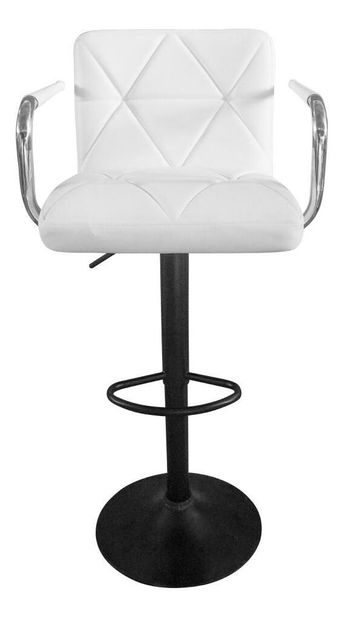 Bárszék Fibie (öko-bőr fehér + fekete) *bazár