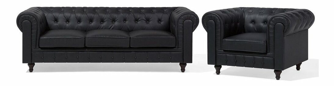 Sedacia súprava Chichester (čierna)