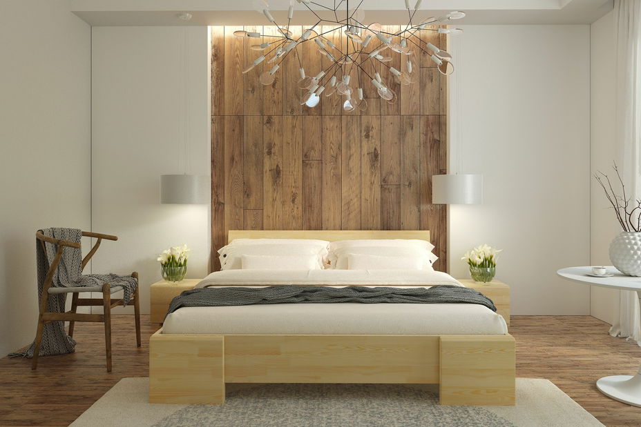 Nočný stolík Naturlig Blomst High (borovica)