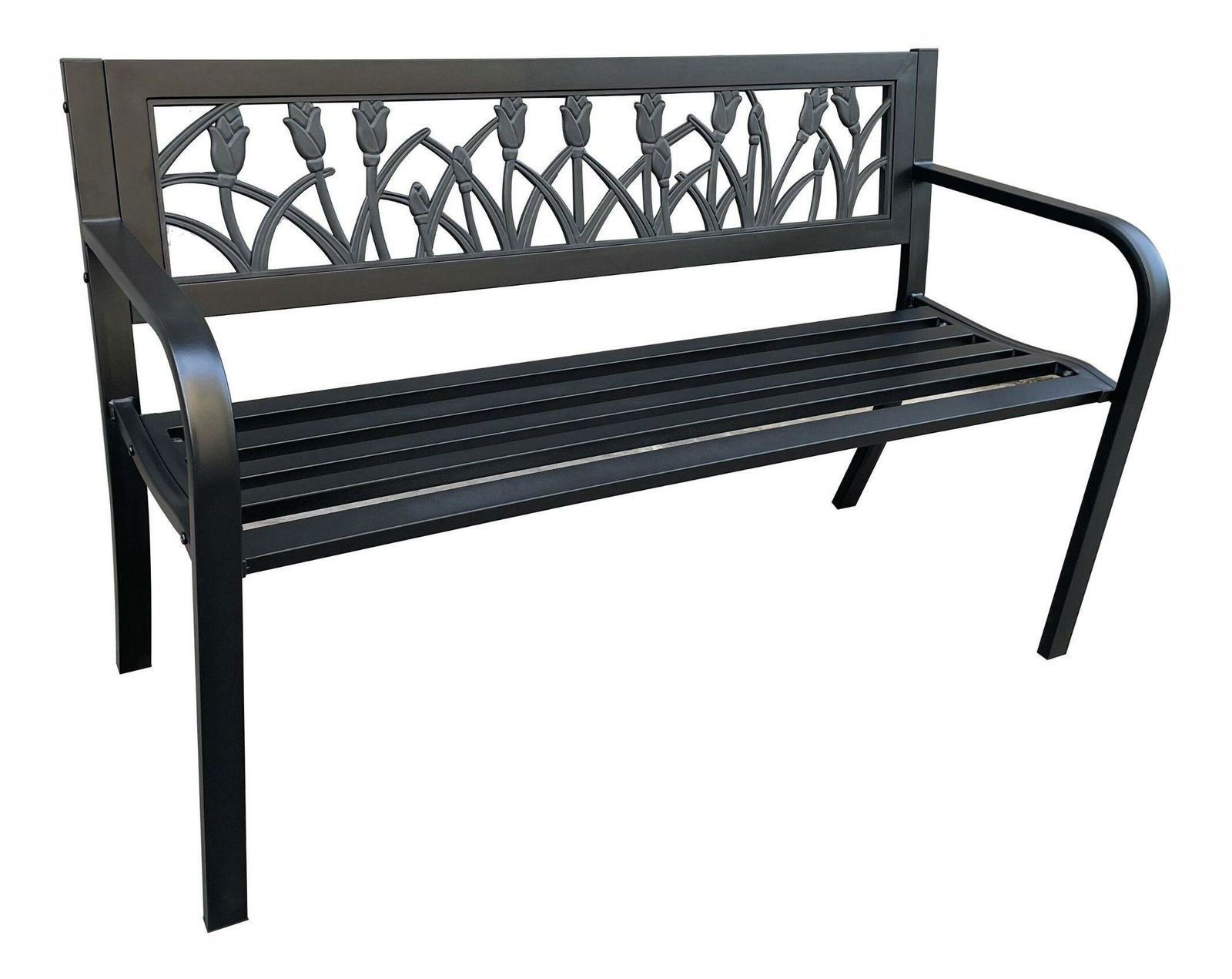 Vrtna klupa Luna (crna)