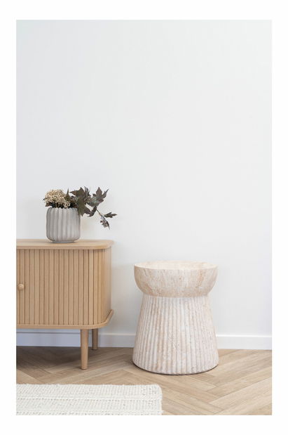 Príručný stolík Bidoria 3 (prírodná)