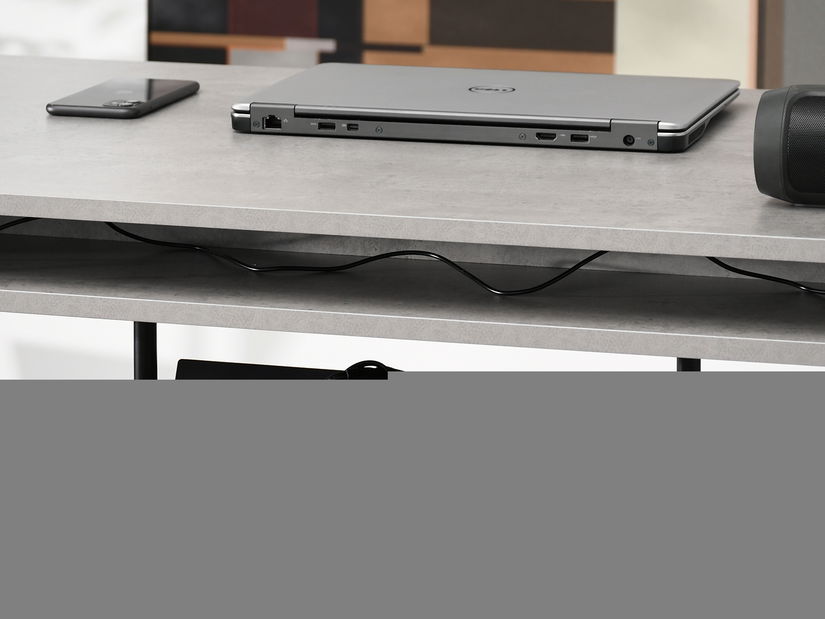 Masă PC Osto 120 (beton + alb)